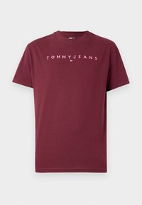 LINEAR LOGO TEE - T-shirts basic - red wine multi