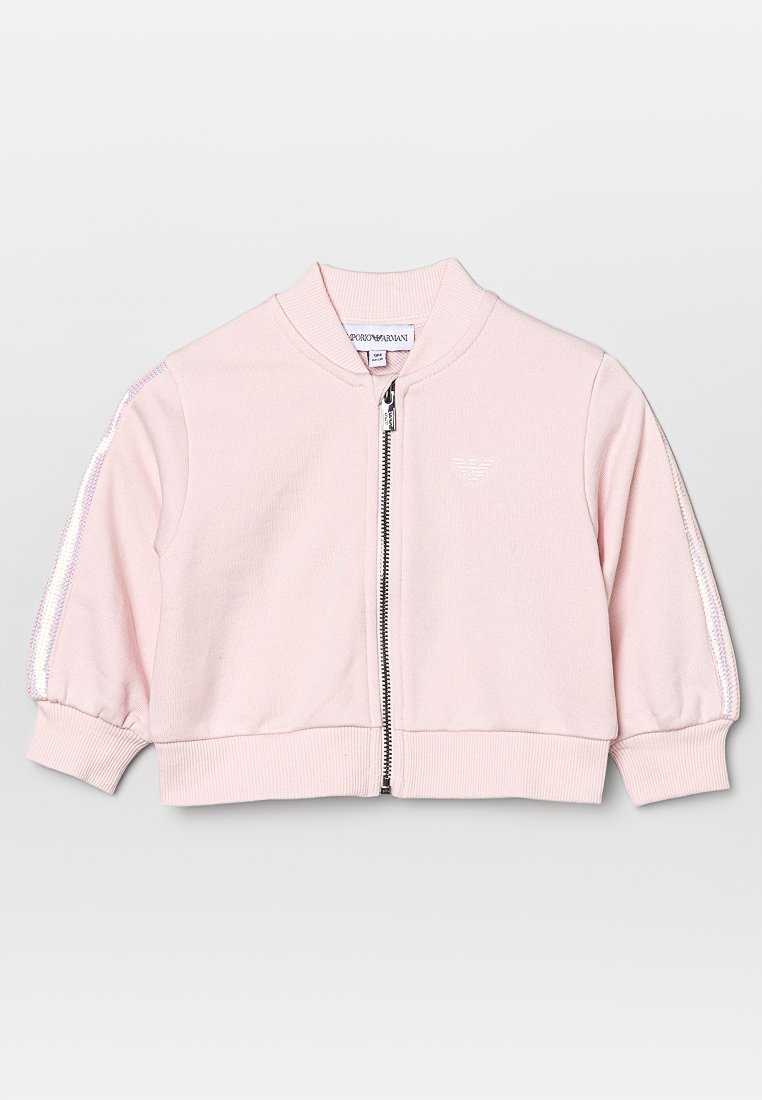 Armani Exchange Sweater met rits roze Armani Exchange Sweater met rits roze