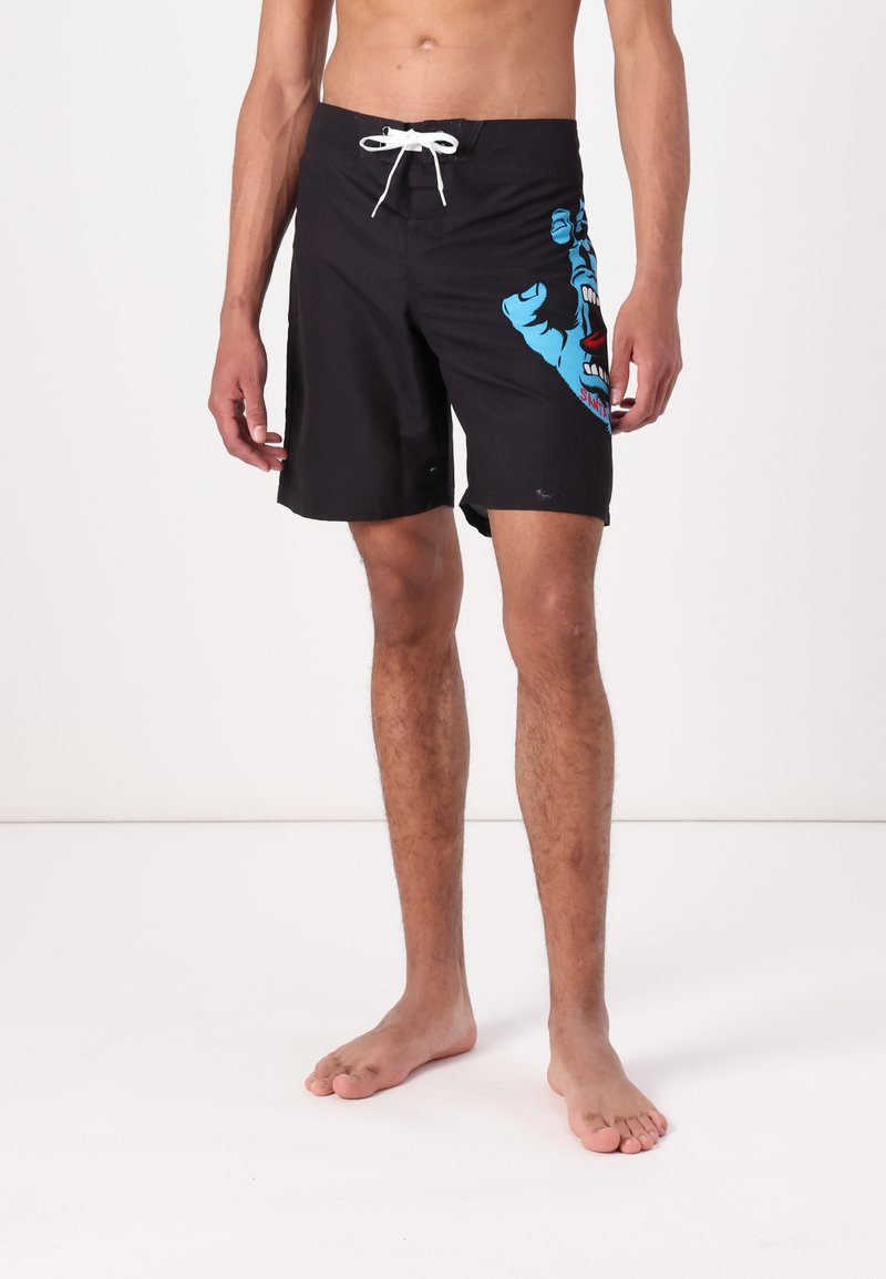 Santa Cruz - SCREAMING HAND  - Badeshorts - black, Vergrößern