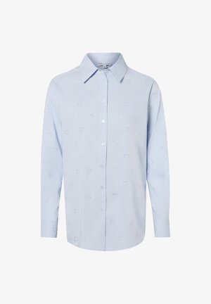 Marie Lund, MARIE LUND BLUSE - Overhemdblouse - hellblau silver-coloured