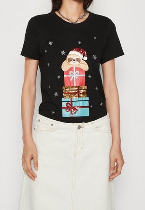 ONLY T-shirt imprimé - black