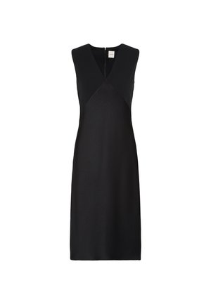 Calvin Klein, V NECK MIDI DRESS - Cocktail φόρεμα / Φόρεμα για πάρτι - black