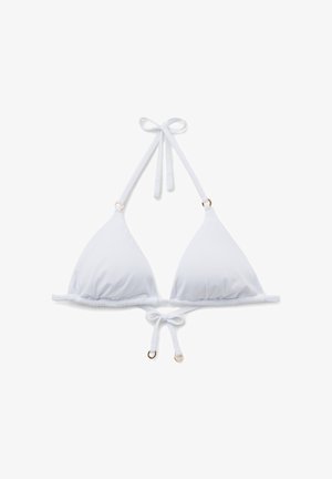 Calzedonia, PREMIUM FIT TRIANGLE - Bikinitop - white
