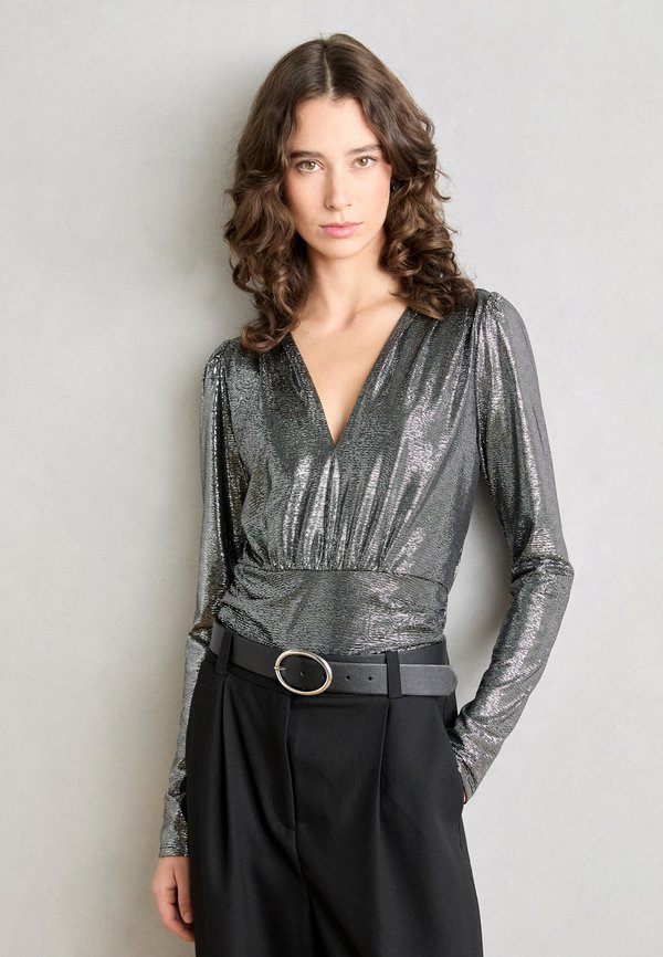 Long sleeved top - argent