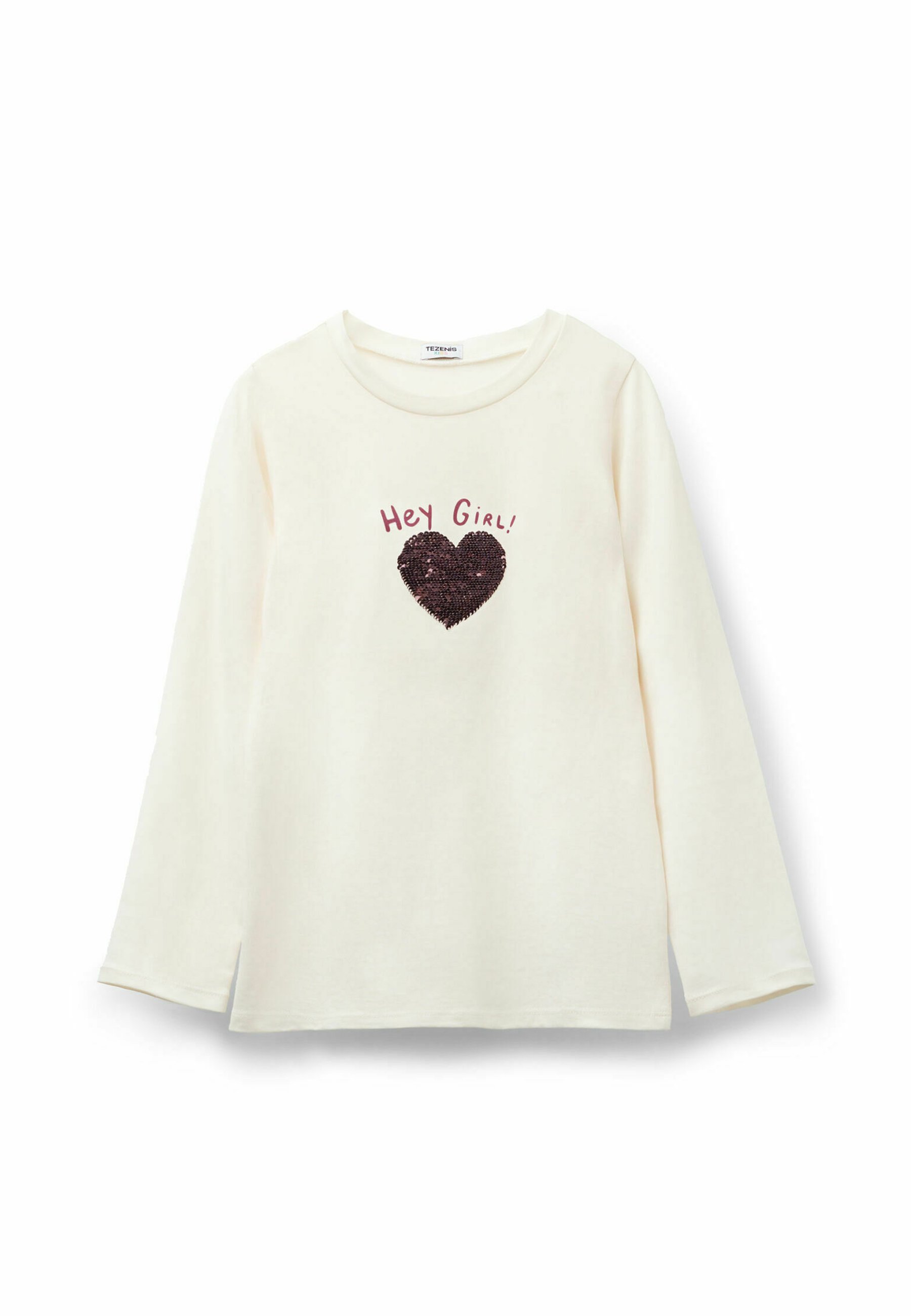 Tezenis Maglietta a manica lunga ivory/sabbia Zalando