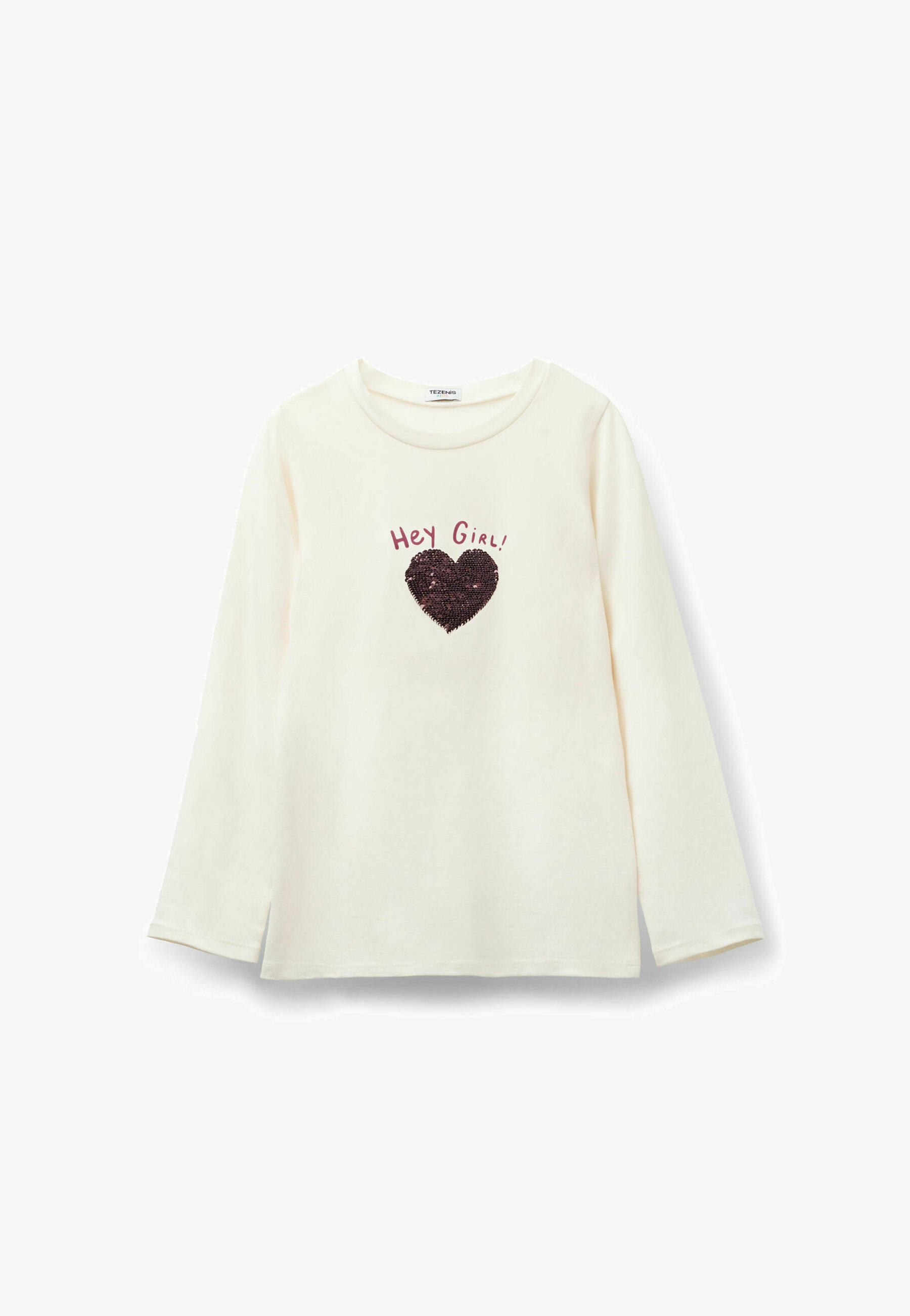 Tezenis Maglietta a manica lunga ivory/sabbia Zalando