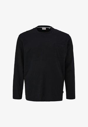 s.Oliver Langarmshirt - schwarz