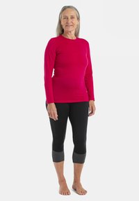 icebreaker MERINO 200 MID WEIGHT ZONEKNIT3/4 - 3/4 sports trousers - BLACK