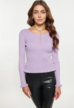 faina Strickpullover - lavendel