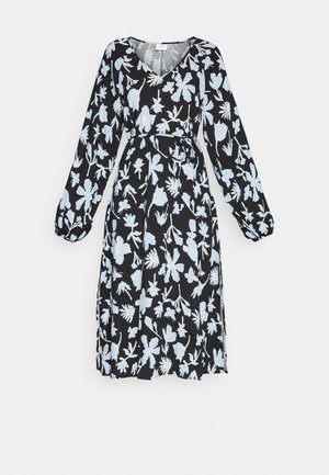 VILA, VIPEPA MIDI DRESS - Denné šaty - black/blue