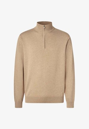Façonnable 1/2 ZIP - Maglione - dark stone beige