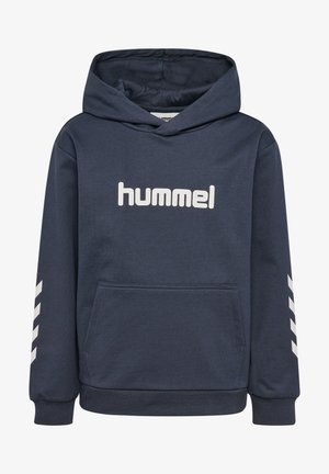 Hummel, HUMMEL HMLJR REG LOGO HOODIE UNISEX - Sweat à capuche - ombre blue