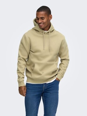 Only & Sons, ONSCONNOR LIFE REG SWEAT HOODIE NOOS - Hoodie - coriander