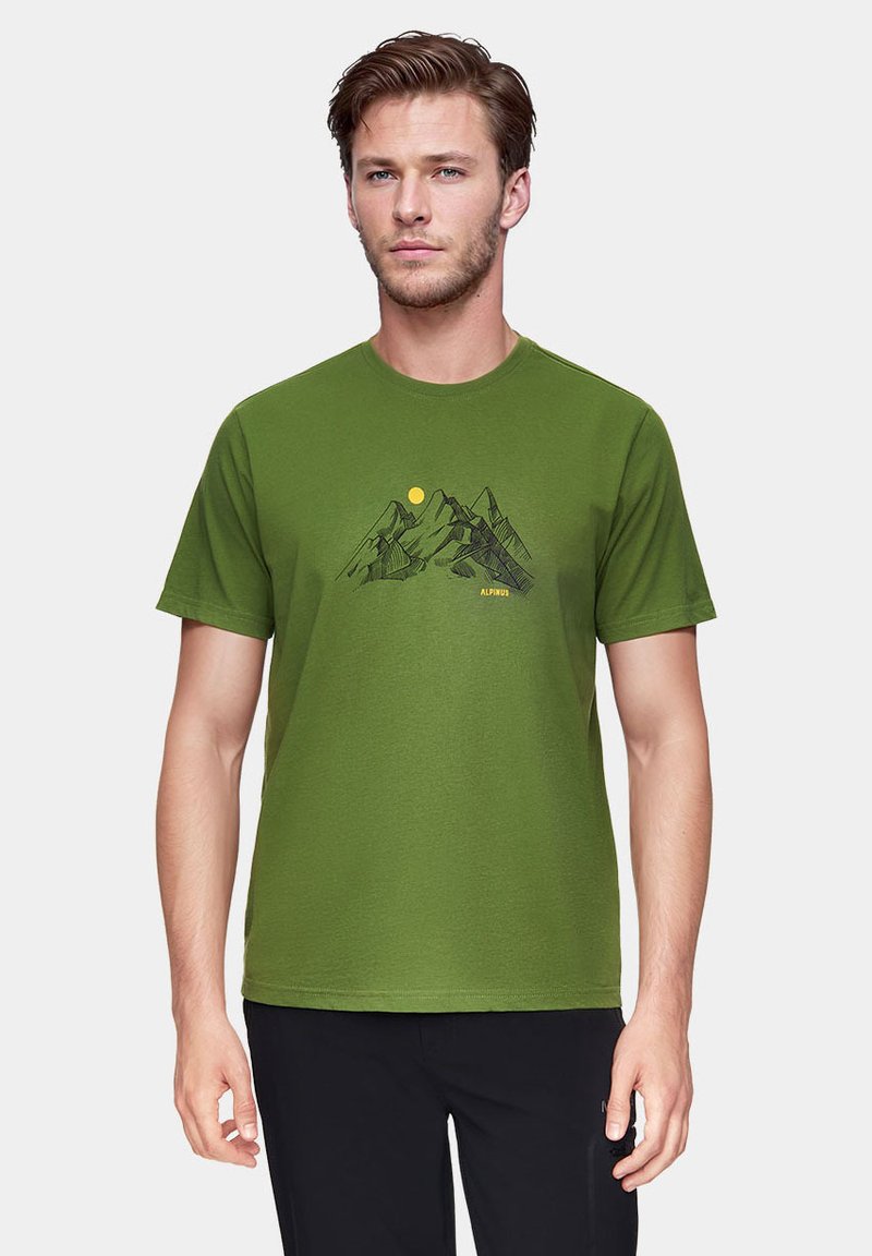 Alpinus - T-shirt z nadrukiem