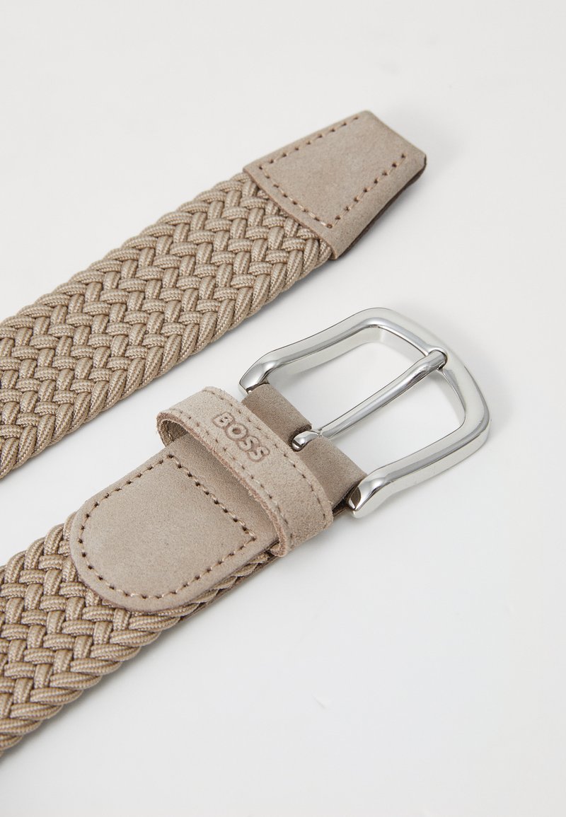 BOSS Ceinture tressée light/pastel brown/marron clair