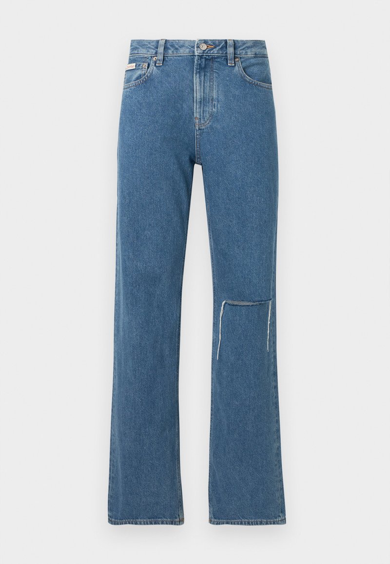 Calvin Klein Jeans Straight leg jeans blauw denim/bluedenim Calvin Klein Jeans Straight leg jeans blauw denim/bluedenim