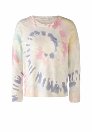 MIT BATIKPRINT - Jumper - rose blue