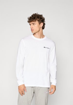 Champion ICONS CONTRAST CREWNECK LONG SLEEVE  - Long sleeved top - white