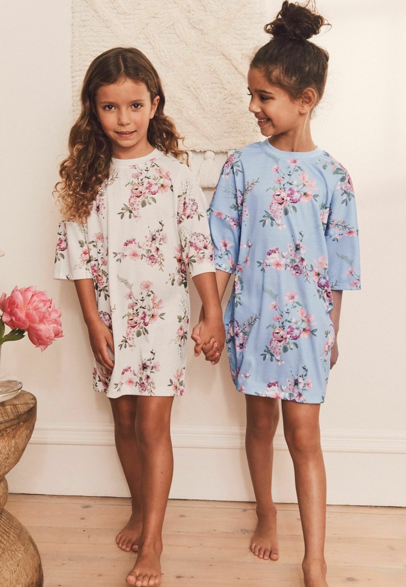 Next 2 PACK  - Naktskrekls - blue white floral