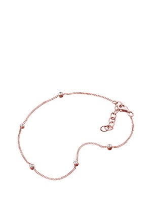 SPARKLING BASIC - MIT KRISTALLEN VON SWAROVSKI® - Ankelkæder - rose gold-coloured