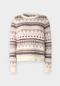 ONLY ONLMONTANA LIFE O NECK  - Vesta - whitecap gray/chocolate torte/silver mink/fairy tale