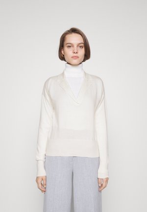 CAMP COLLAR - Maglione - ivory