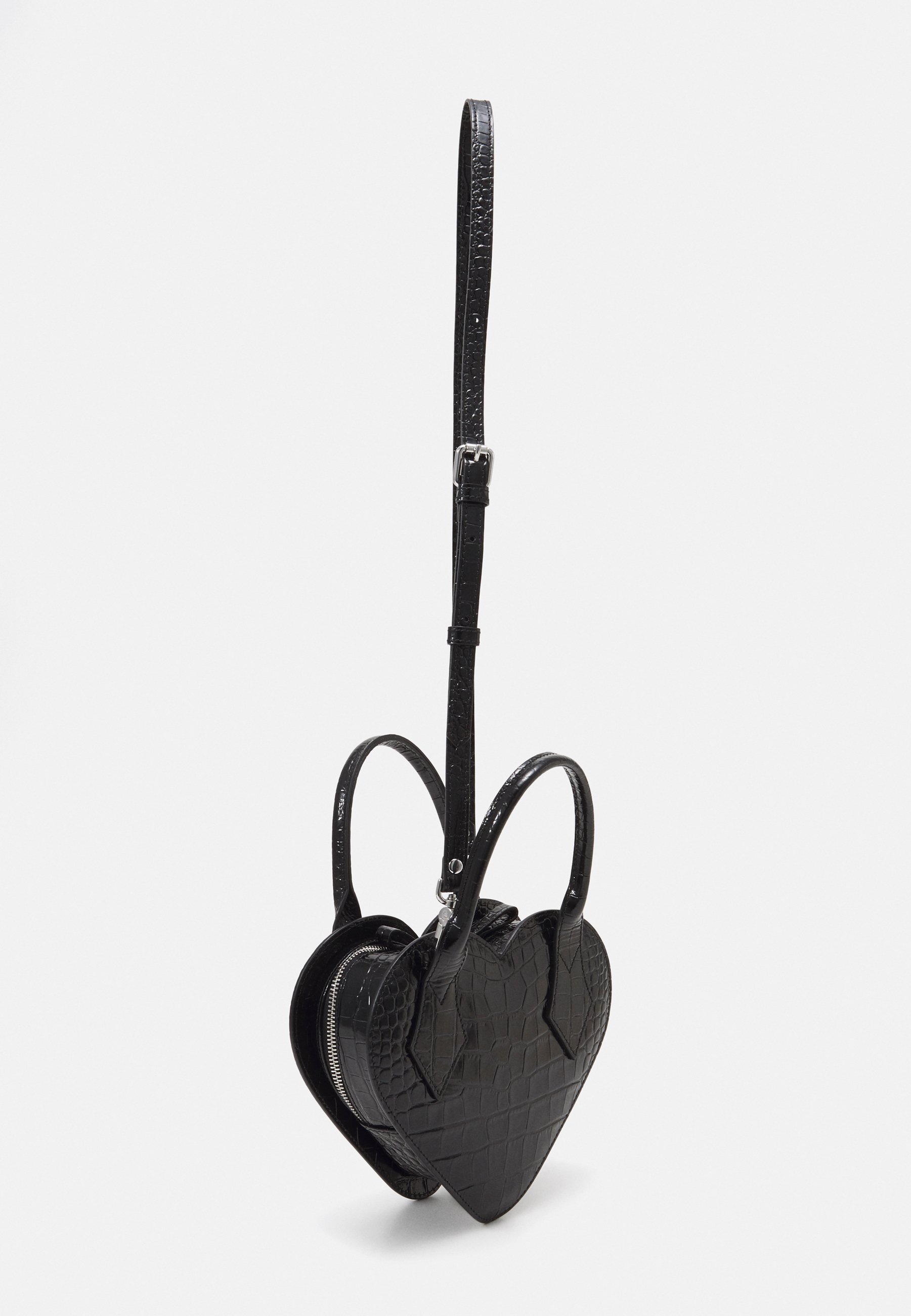 Vivienne Westwood JOSEPHINE HEART CROSSBODY - Handbag - black