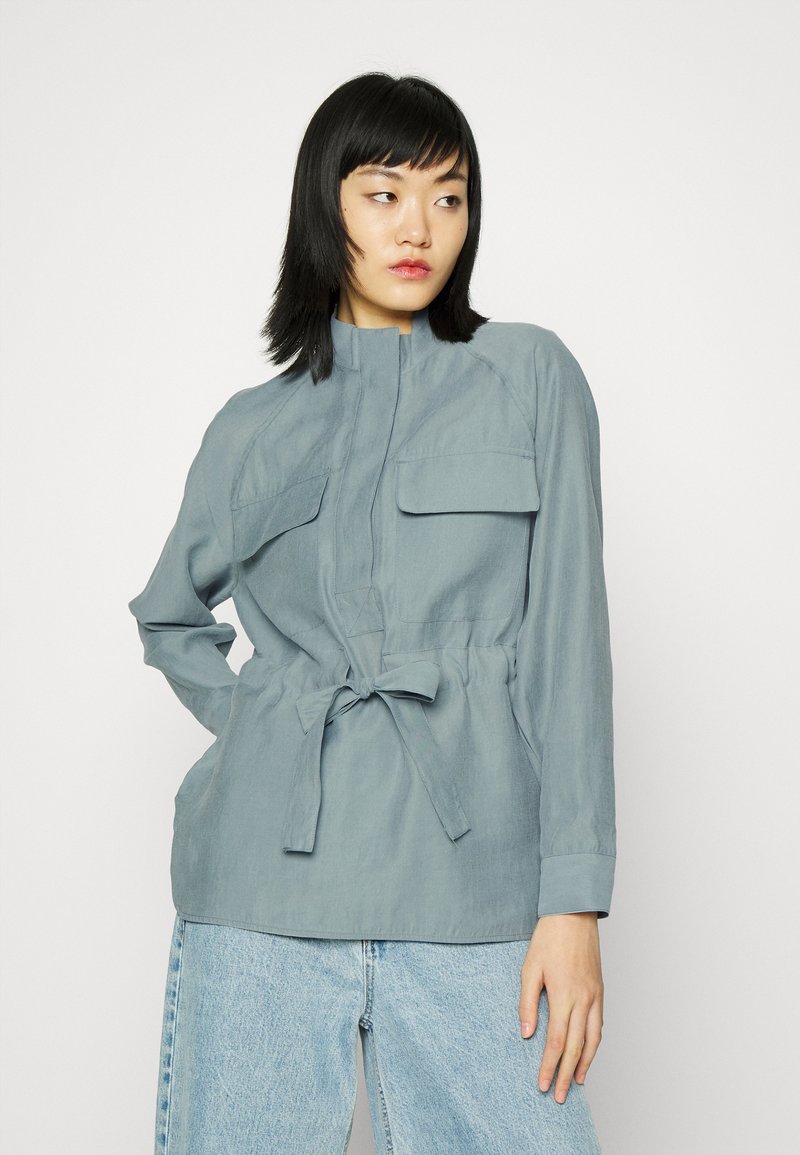 YAS YASCASSIE TIE - Blusa - turquoise