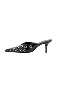 Pantolette hoch - black