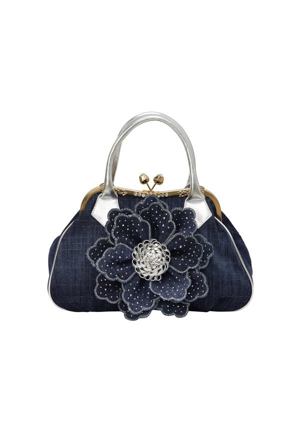 Handtasche - silver denim
