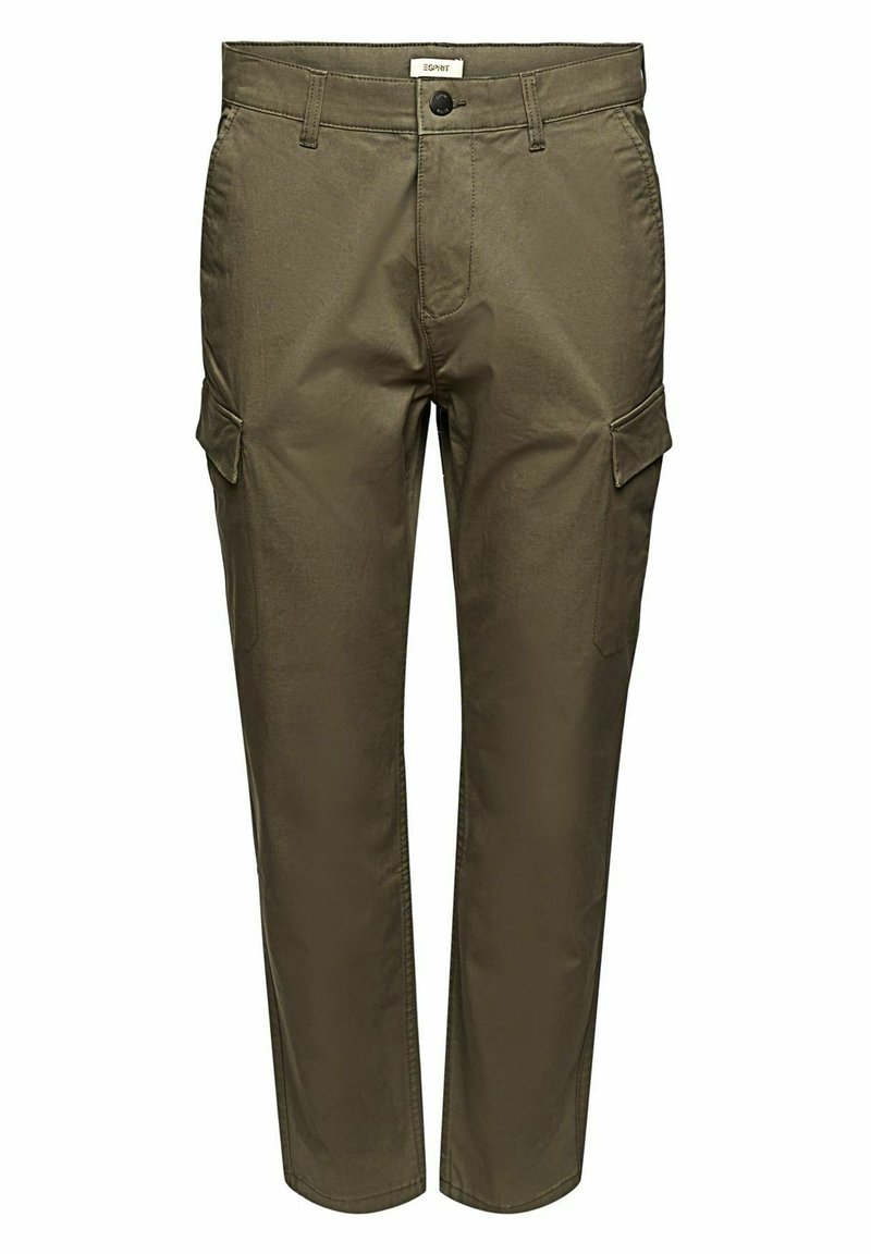 Herren Chinos | Esprit Cargohose dark khaki/grün-metallic - YE34444 Herren Chinos | Esprit Cargohose dark khaki/grün-metallic - YE34444