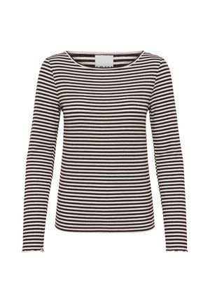 ICHI, IHCELLA LS - Langærmet T-shirt - chocolate tort cloud dancer