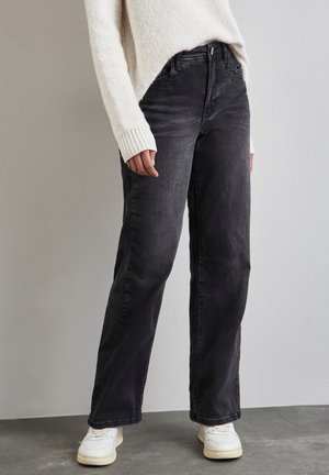 WIDE LEG - Wide leg - schwarz