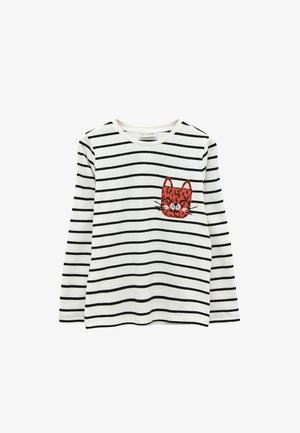 CREW NECK - Long sleeved top - black