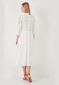 LELA REGULAR FIT - Haljina-majica - white