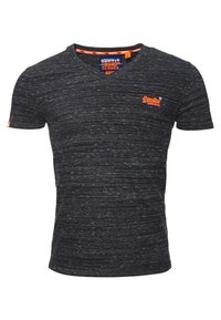 Superdry & Co Triko s potiskem - black