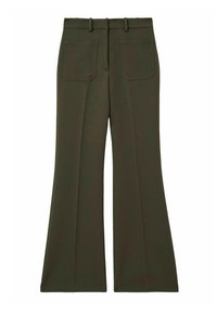 PRIYA HIGH-RISE FLARED - Nohavice - green