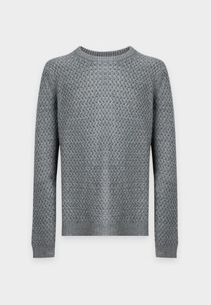 Michael Kors, CROSS HATCH CHUNKY CREW - Pullover - grey