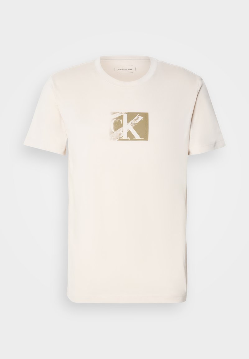 Calvin Klein Jeans T-shirt print zandkleur