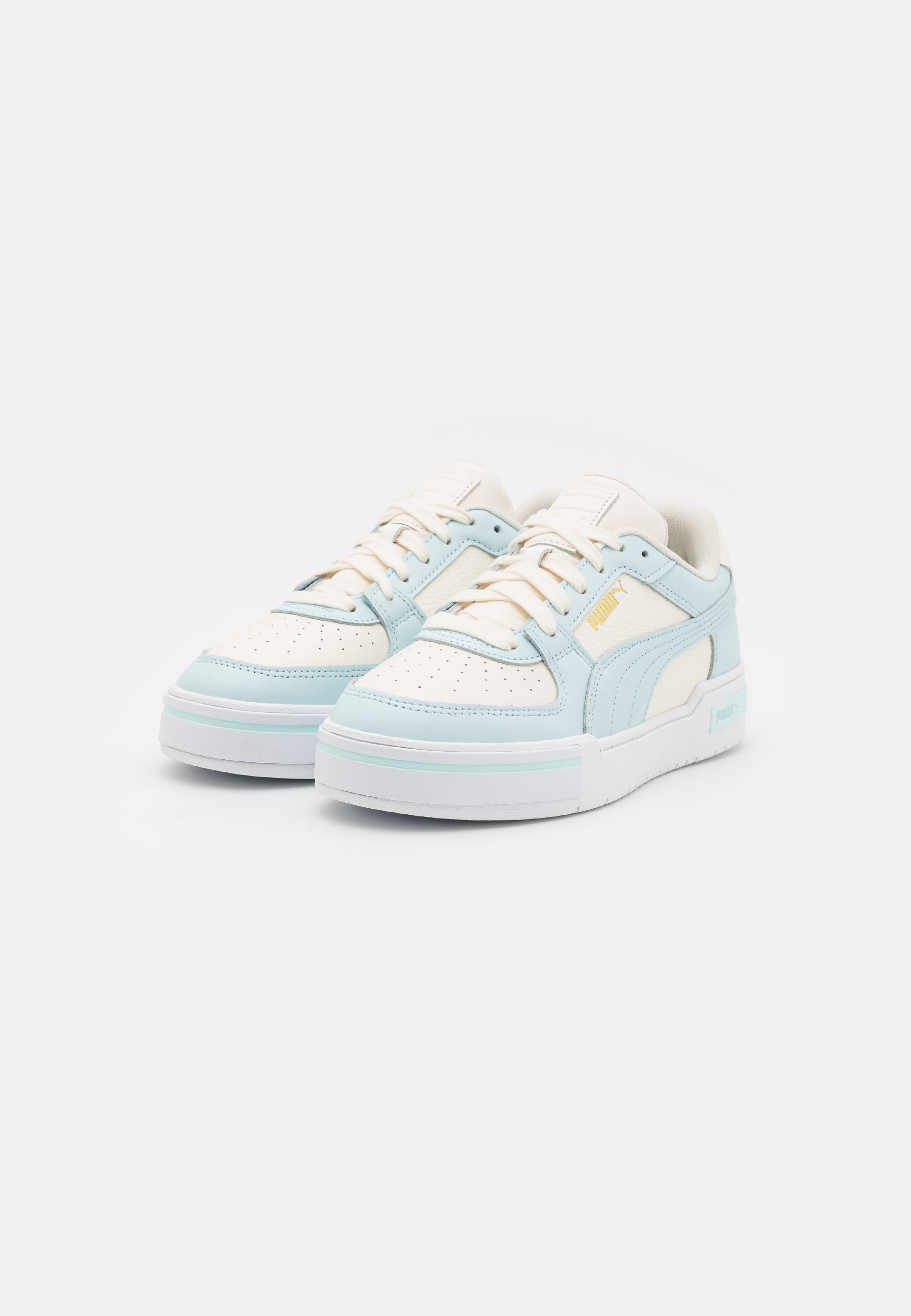 puma light blue trainers