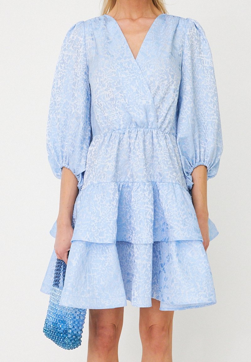 Cras ISOLA DRESS - Cocktail dress / Party dress - littleboy blue/light blue  - Zalando.ie