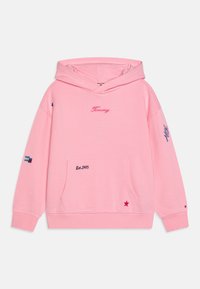 Tommy Hilfiger - PLACED FLAG HOODIE - Kapuzenpullover - pink sugar Thumbnail-Bild 1