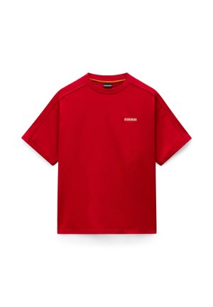 Napapijri, S-TEZA SS. - T-shirts print - haute red r f