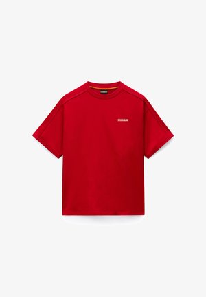 Napapijri, S-TEZA SS. - T-shirts print - haute red r f
