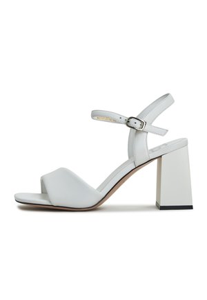 Sandalen met hoge hak - white