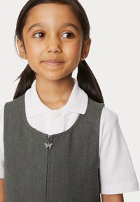 Marks & Spencer PLEATED SCHOOL PINAFORE - Blousejurk - grey