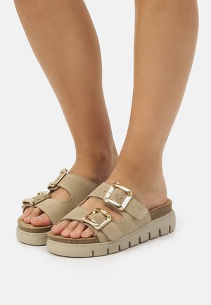 mtng LION - Heeled mules - suede arena