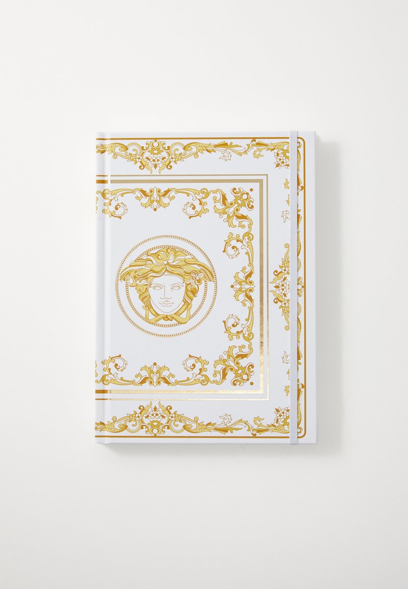 Versace NOTEBOOK MEDUSA GALA - Notebook - white/gold-coloured/gold ...