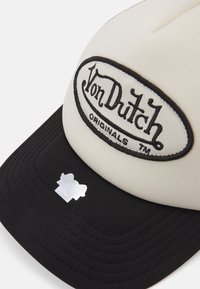 Von Dutch TRUCKER TAMPA UNISEX - Boné - cream/black