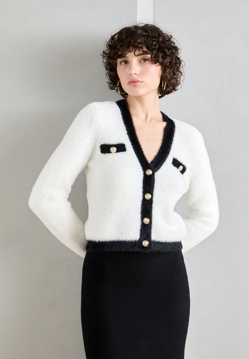 Morgan Kardigan - off white/noir